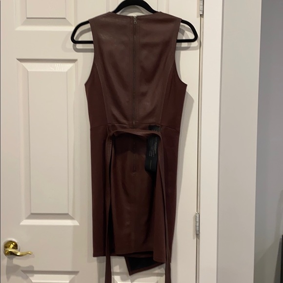 BCBGMaxAzria leather mini dress - Picture 2 of 10